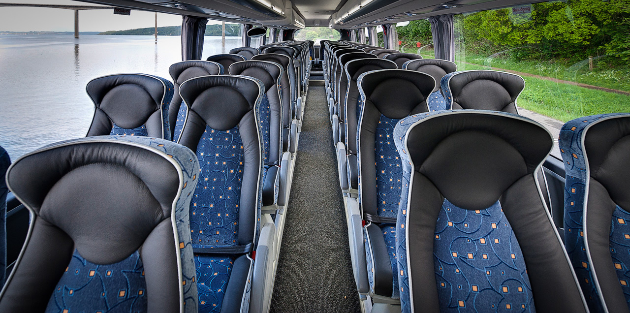 Autobus SCANIA IRIZAR I6 interiér - sedadla pro cestující