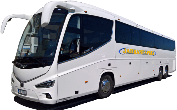 autobusy Jadranexpres - pouze nové luxusní zájezdové autobusy